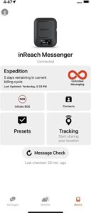 inReach®Messenger App Übersicht | nowa+